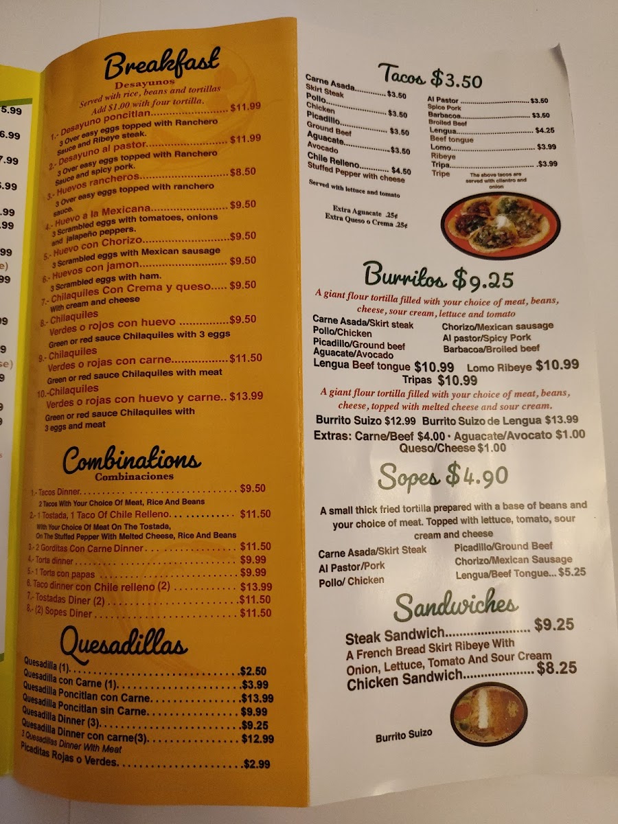 PONCITLAN JALISCO #1 TAQUERIA Menu - Image 5